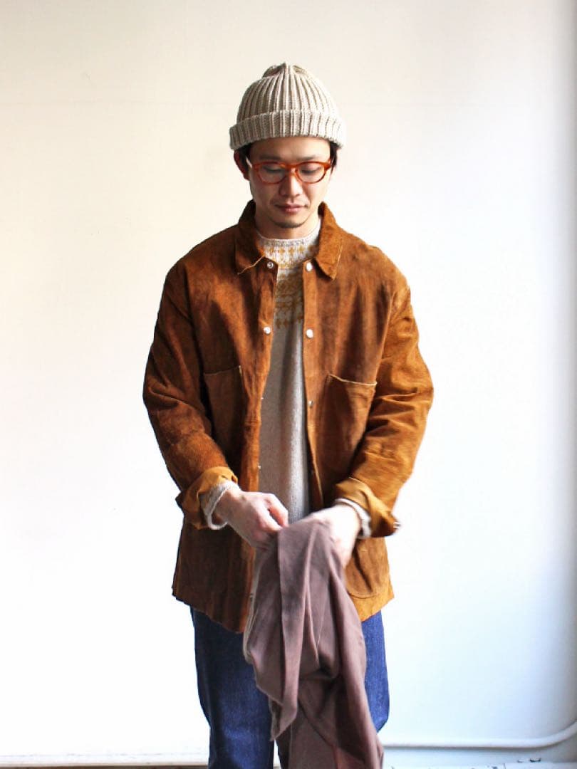 orSlow 牛革 スエード レザー カバーオール オアスロウ vintage