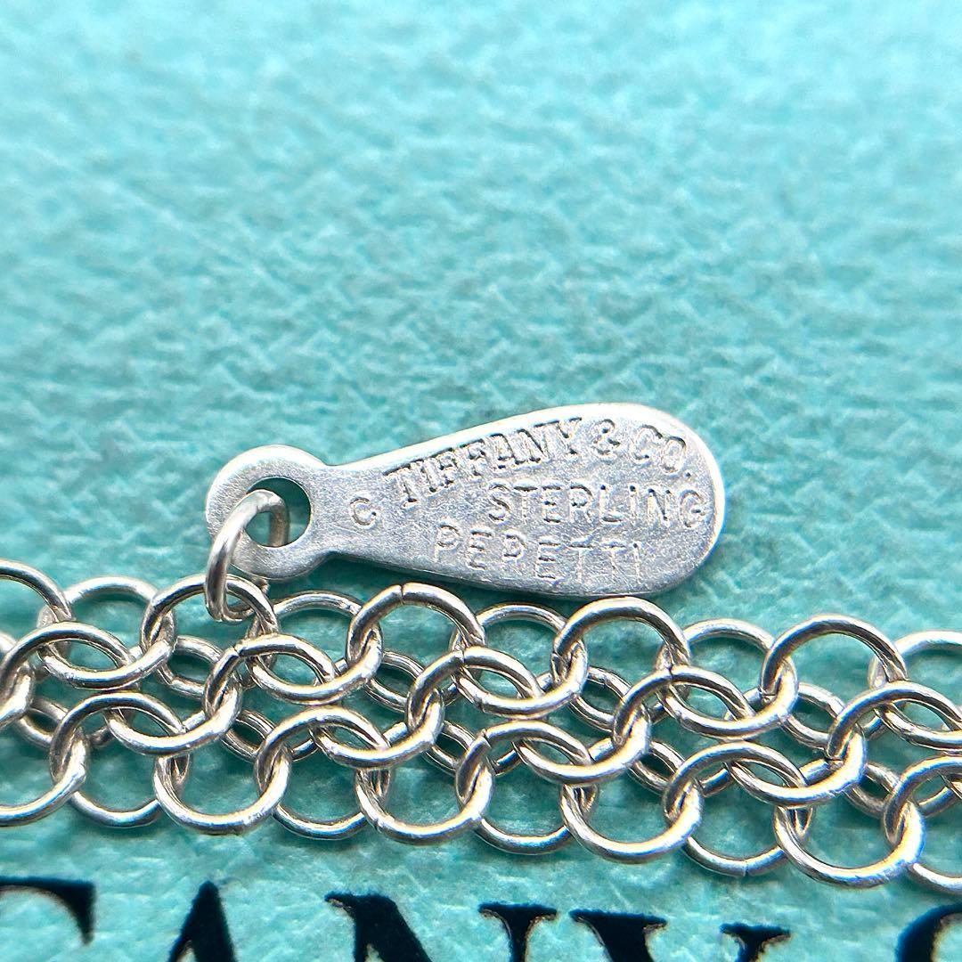 希少　ティファニー　メッシュ　チェーンのみ　ネックレス　シルバー　約67cm