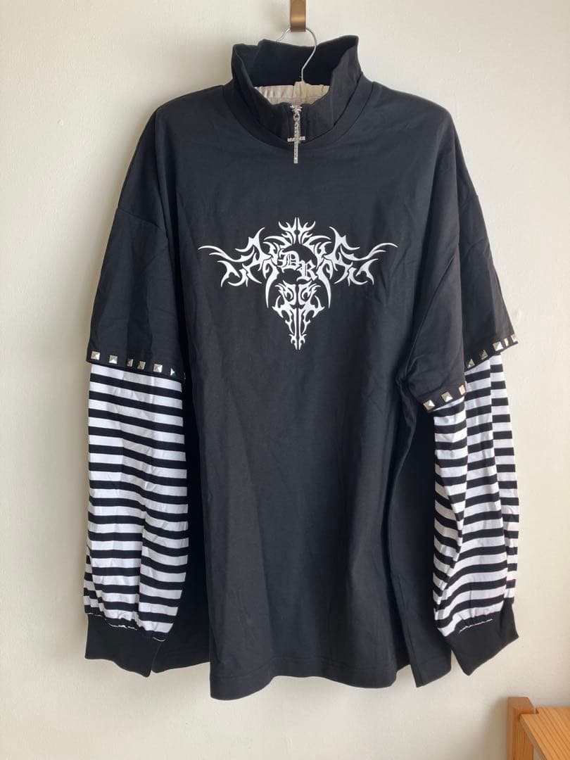 【未使用品】DimMoire x REFLEM コラボ　ハーフジッププルオーバー