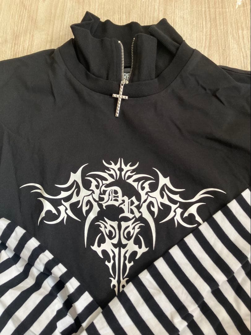 【未使用品】DimMoire x REFLEM コラボ　ハーフジッププルオーバー