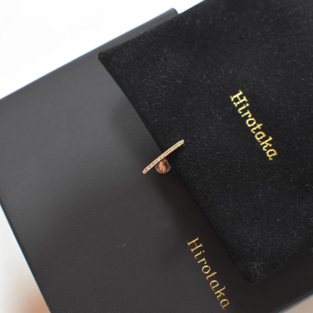■ Hirotaka ■ヒロタカ　 ショートバーダイヤモンド ピアス　　片耳