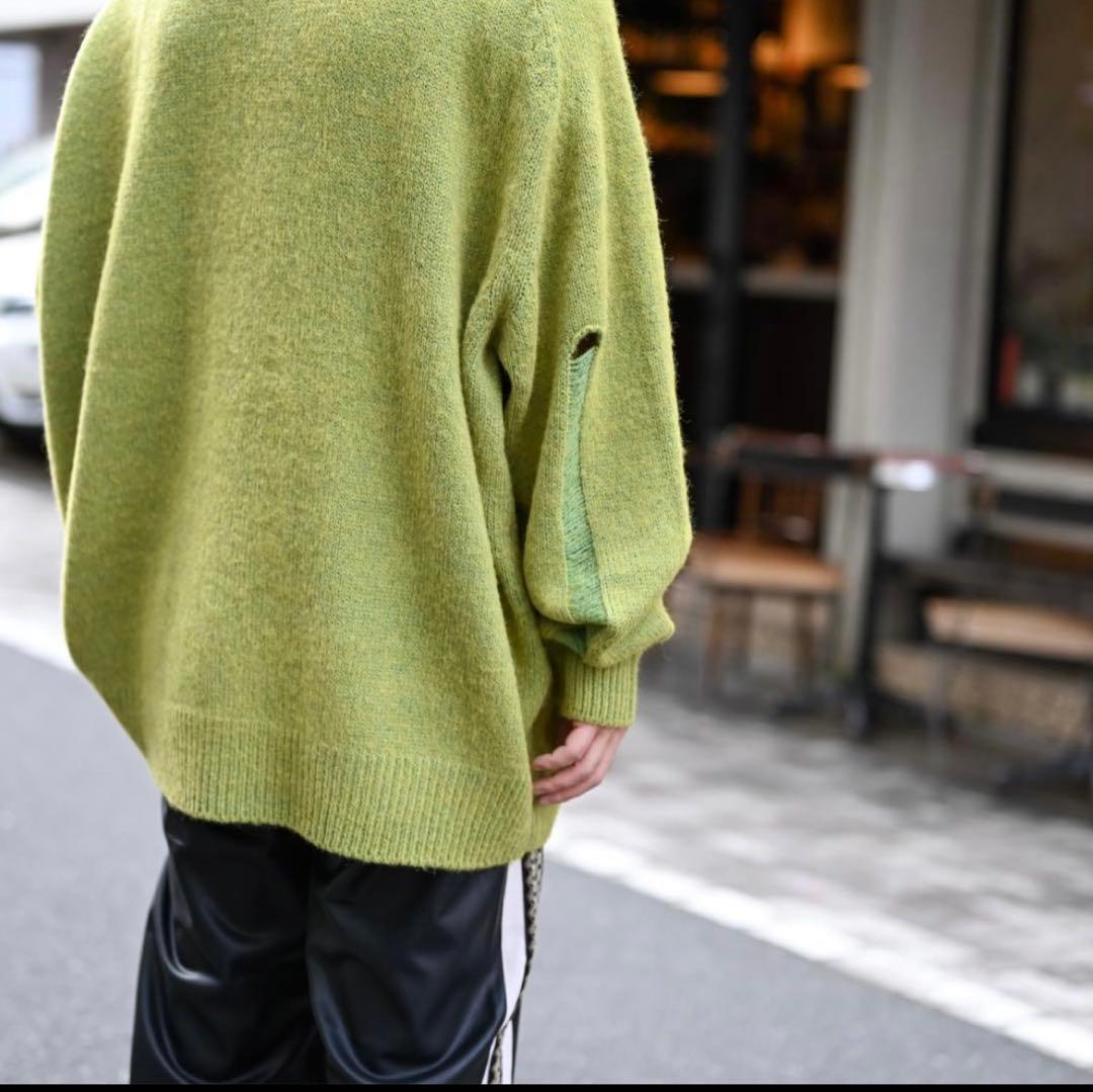 URU（ウル）ベビーアルパカ混ニットセーター　Fサイズ