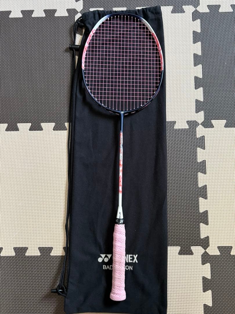 【美品】YONEX バドミントンラケット ナノフレア300 袋付き