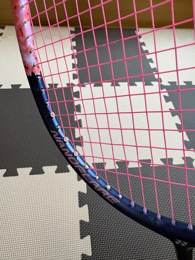 【美品】YONEX バドミントンラケット ナノフレア300 袋付き