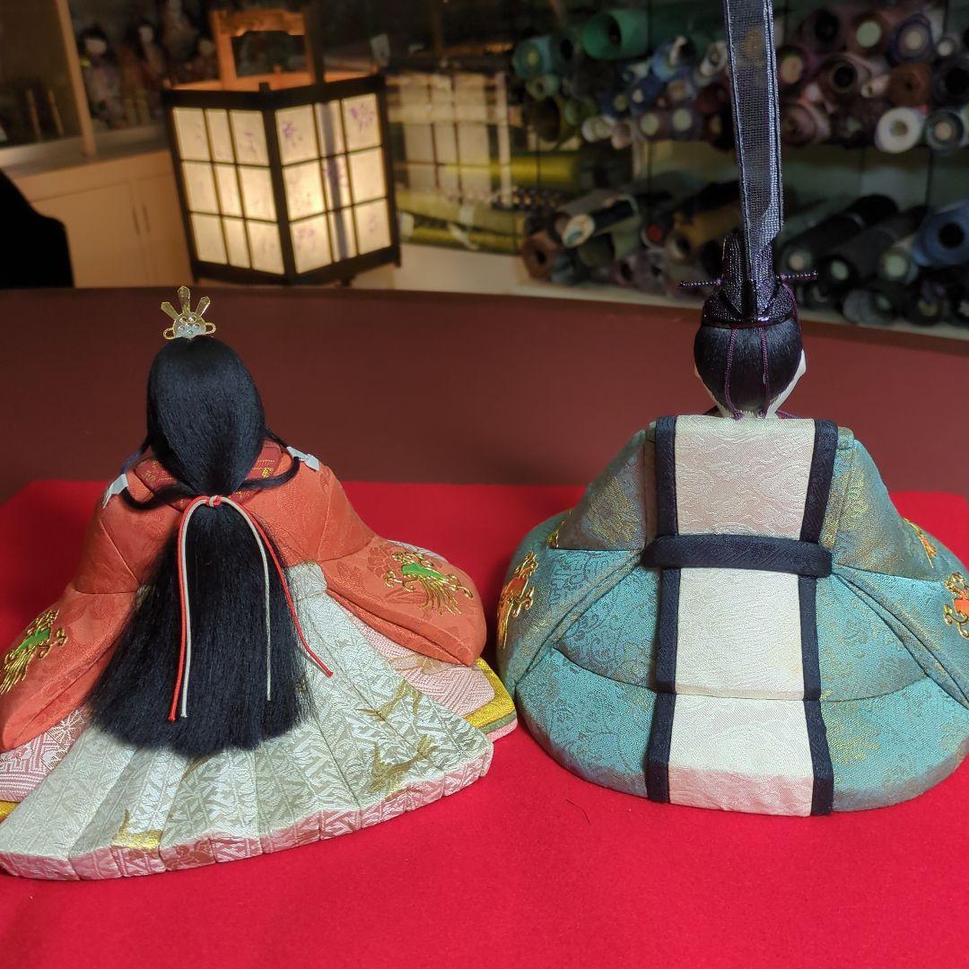 木目込雛人形 柿沼東光作親王飾り台