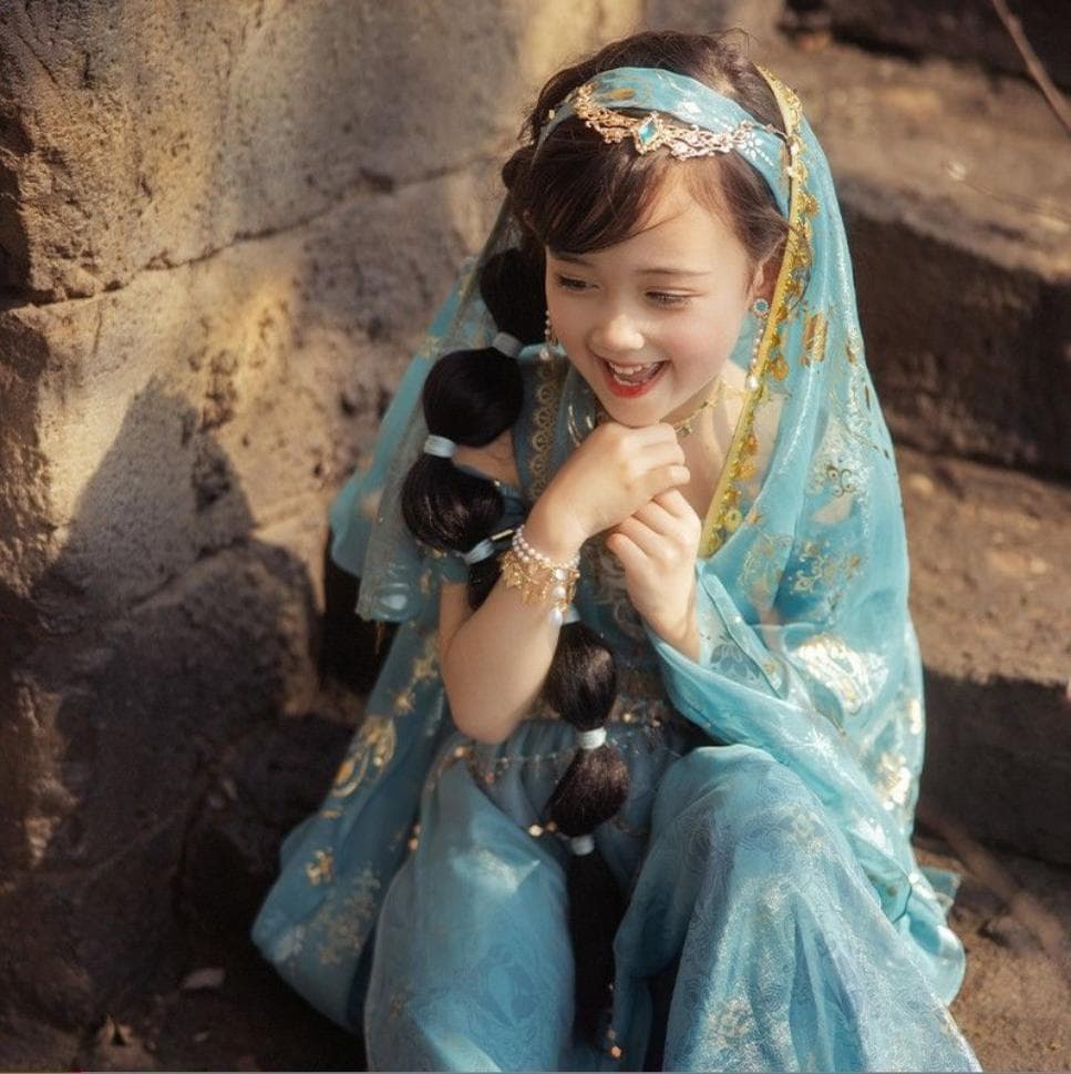 110サイズ♡レア♡上質♡本格的！ジャスミン コスチューム ドレス セットアップ