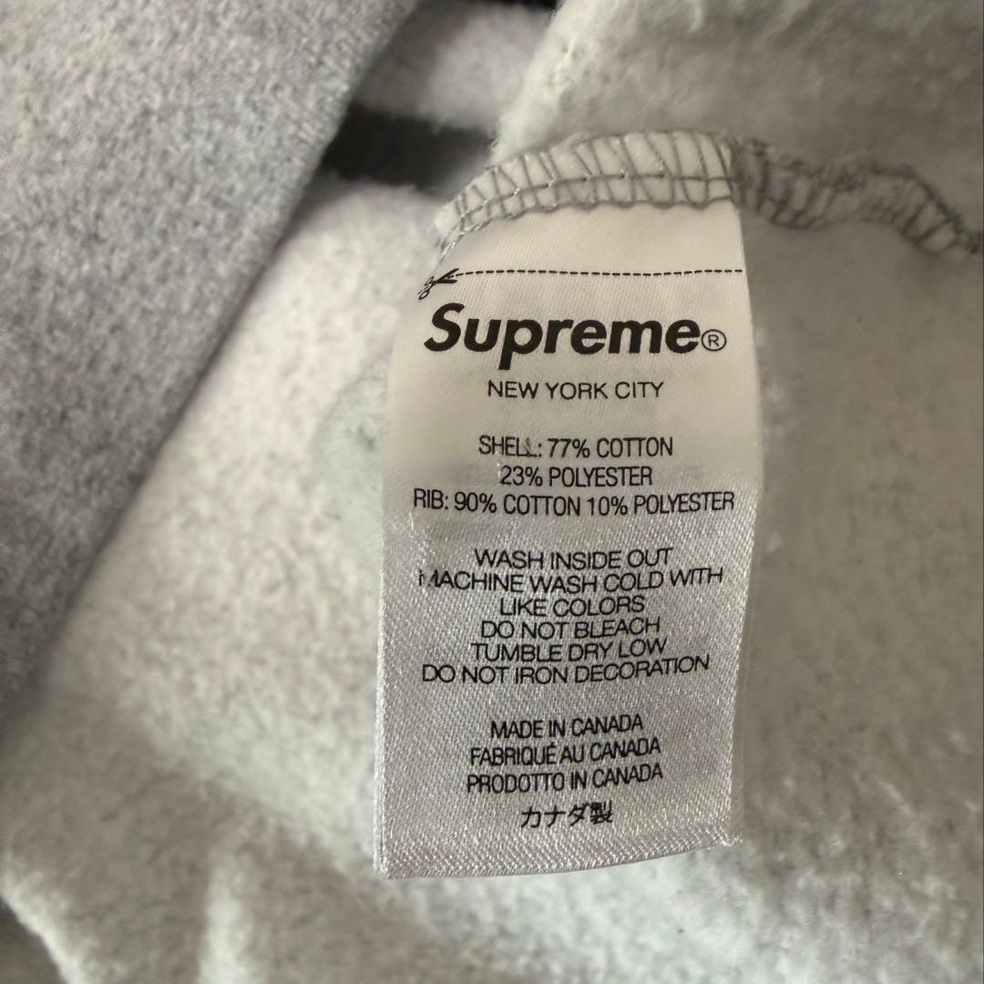 【美品】Supreme Established Crewneck グレー　L