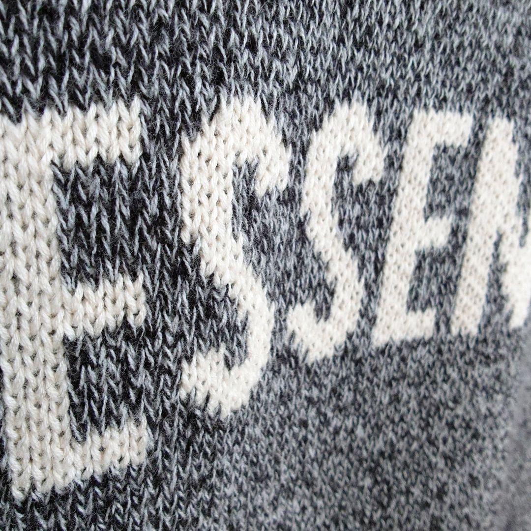 【T】古着 FOGエッセンシャルズ オーバーサイズロゴニット グレー