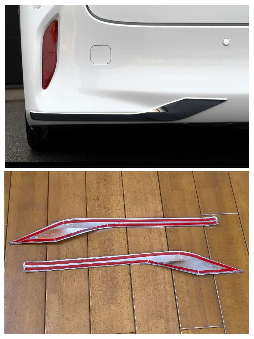 未使用 40 アルファード ガーニッシュ 3点セット フォグランプ ドア リア