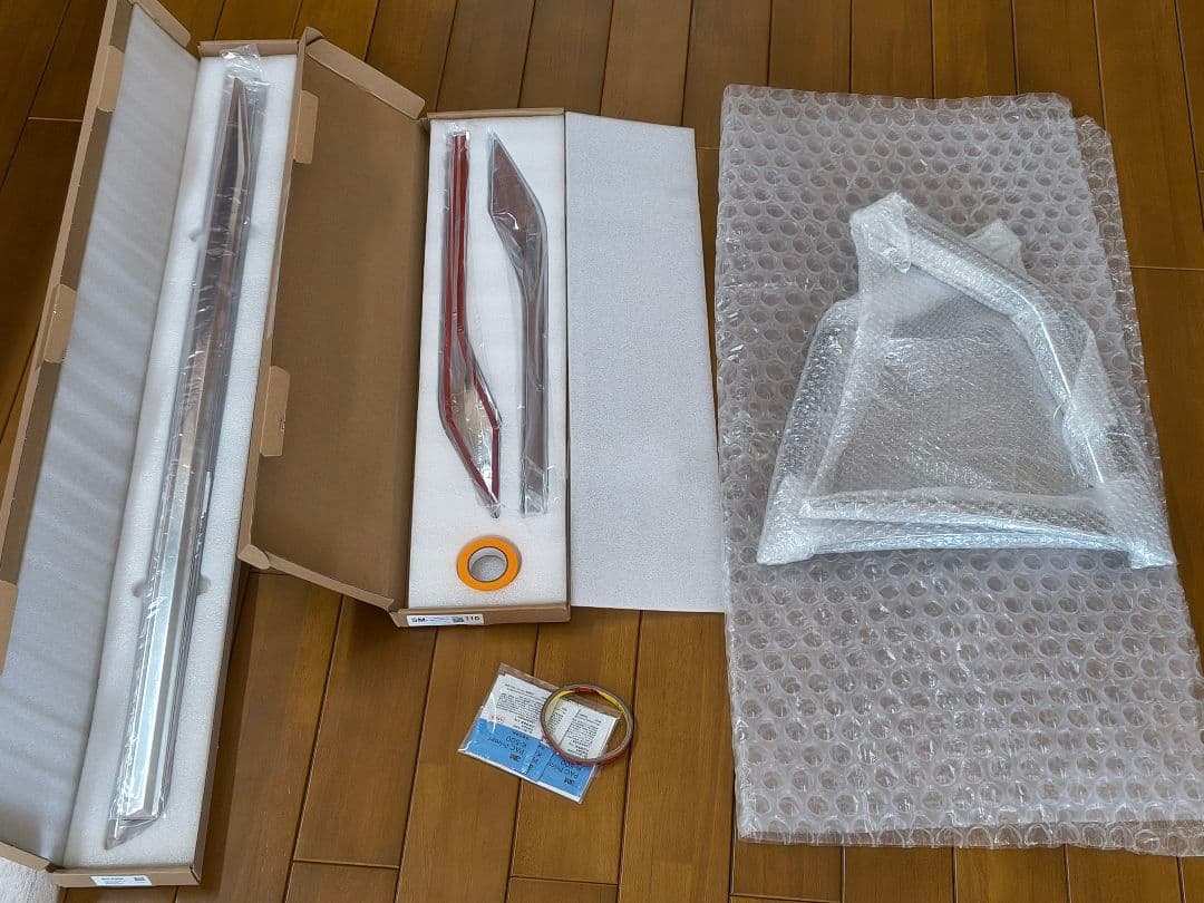 未使用 40 アルファード ガーニッシュ 3点セット フォグランプ ドア リア