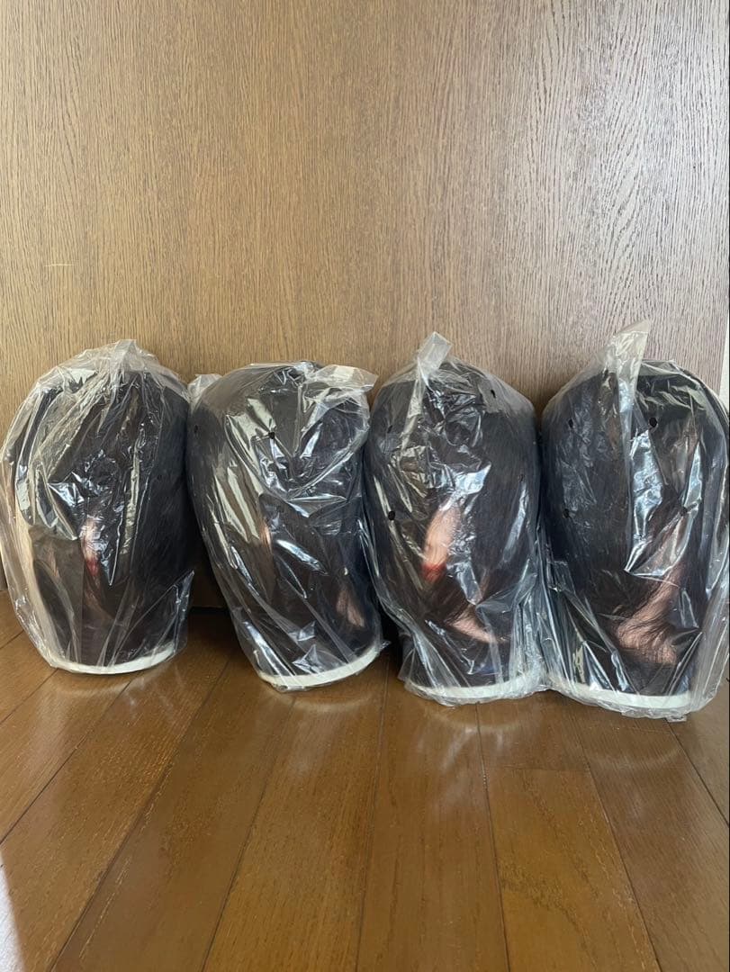 美容学生・美容師練習用ウィッグ4個セット