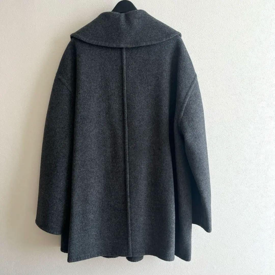 YONFA ダブルボタンウールコート