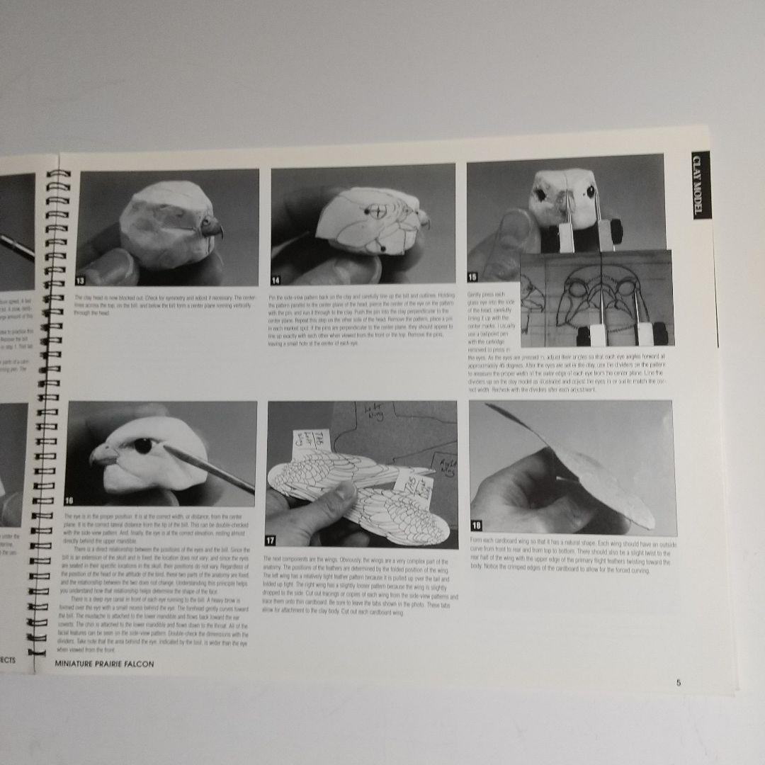 バードカービング教本２冊 パトリック ゴディンのカモとロニーダイのハヤブサ