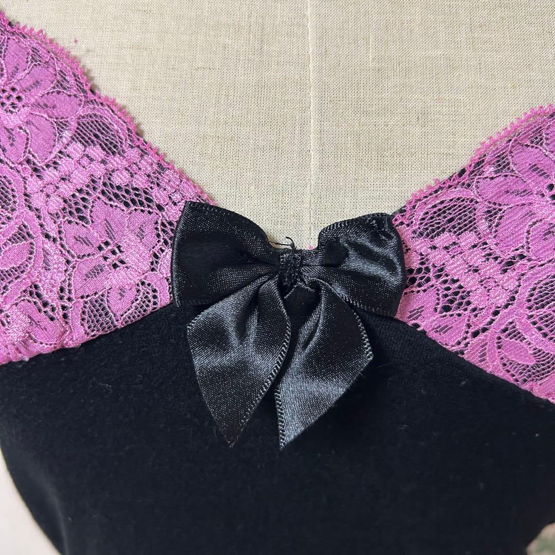 MARS レア　レースおりぼんチェーンキャミ