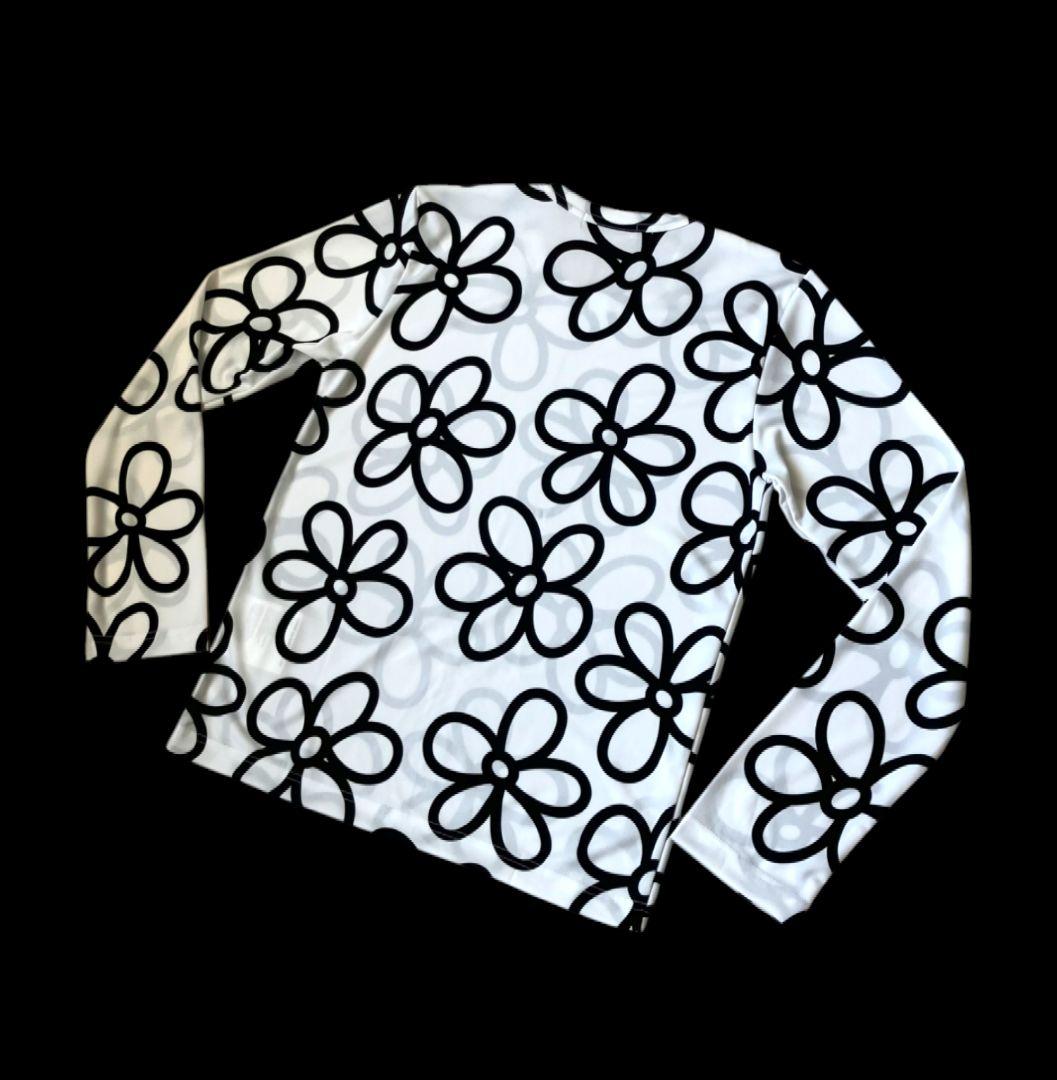新品未使用 COMME des GARCONS 昇華プリント フラワーカットソー