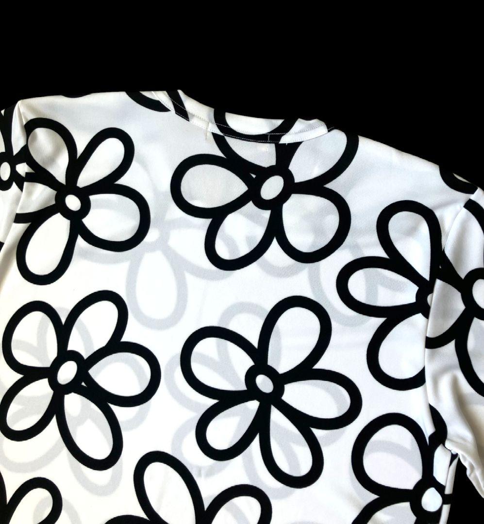 新品未使用 COMME des GARCONS 昇華プリント フラワーカットソー