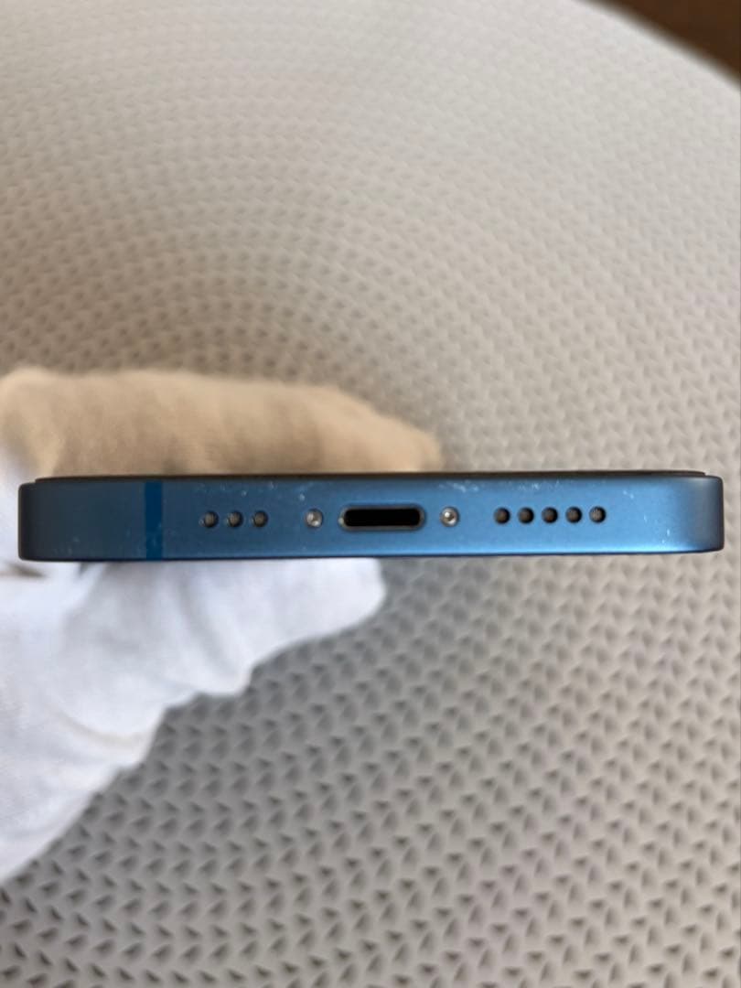 【SIMフリー】iPhone13 ブルー 128GB バッテリー100%・美品