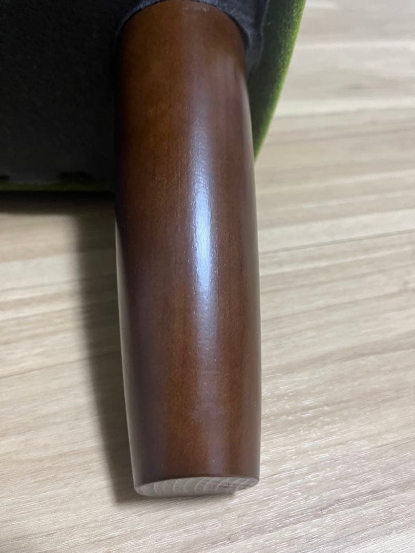 カリモク60　ロビーチェア　モケットグリーン 1人掛けソファ