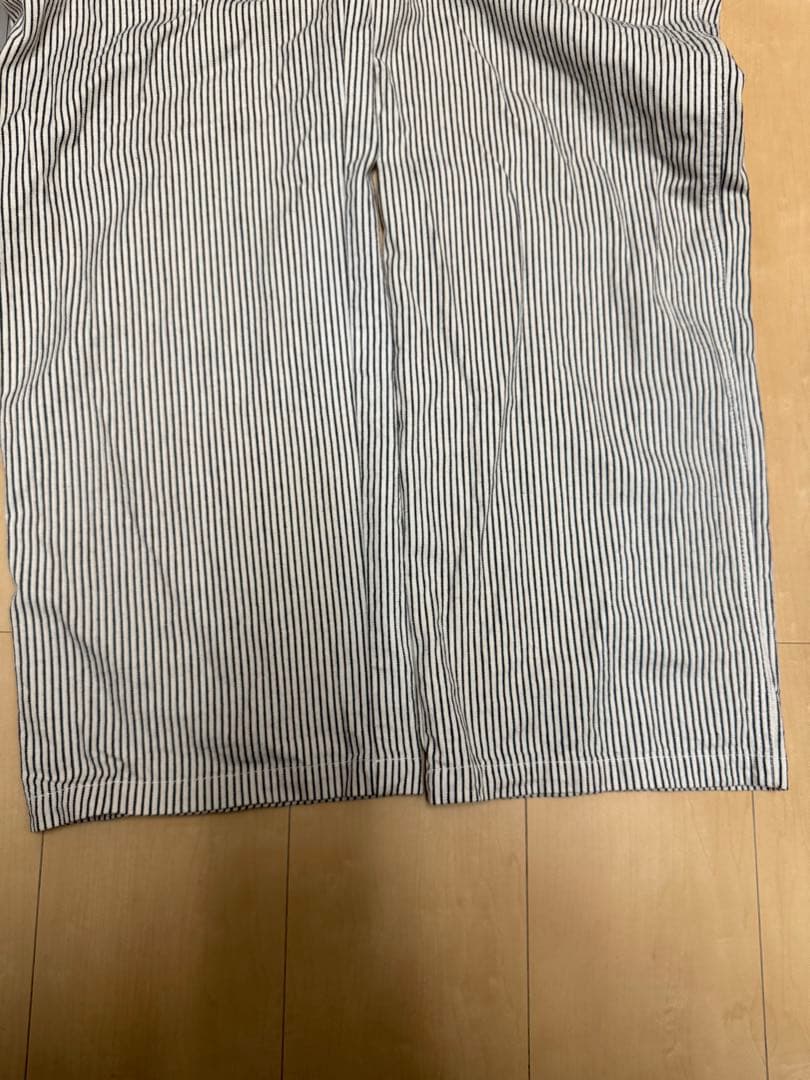 CHUMS チャムス ヒッコリーストライプ オーバーオール Mサイズ