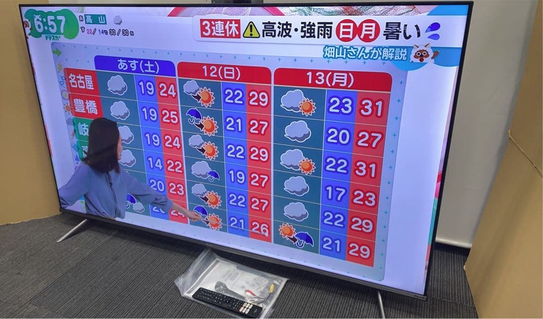 ★ハイセンス 65V型 液晶テレビ 4Kチューナー内蔵 65A65H 動画アプリ