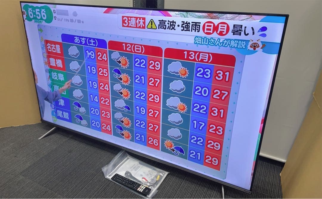 ★ハイセンス 65V型 液晶テレビ 4Kチューナー内蔵 65A65H 動画アプリ
