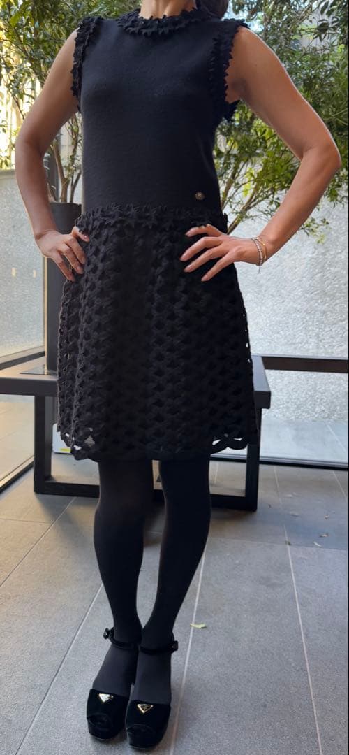 CHANEL ノースリーブ　ドレス