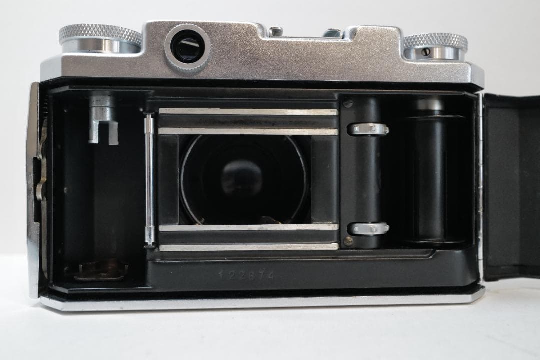 整備済 コニカ Konica II ワニ本革張替済 レンジファインダーカメラ