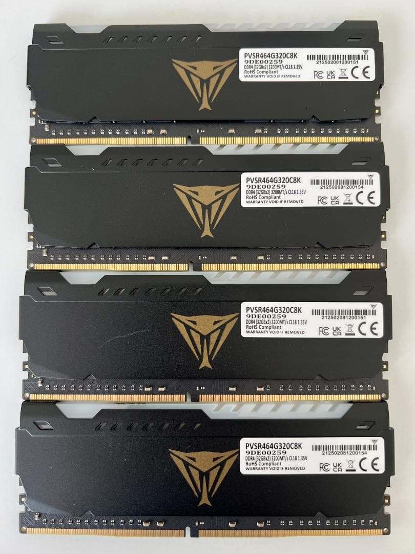 メモリー Patriot Memory DDR4 3200 32GB x4