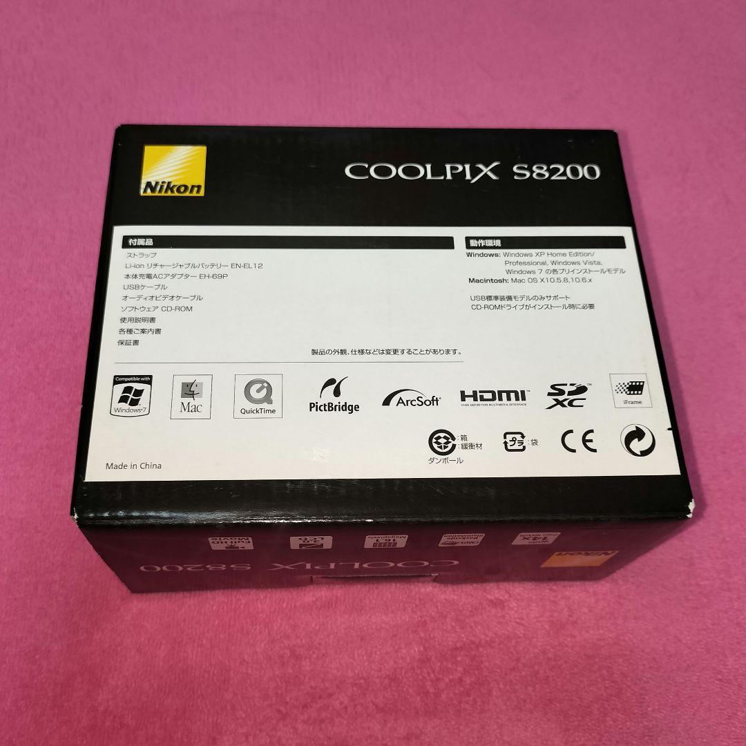Nikon COOLPIX S8200 ブリリアンレッド　赤　デジタルカメラ