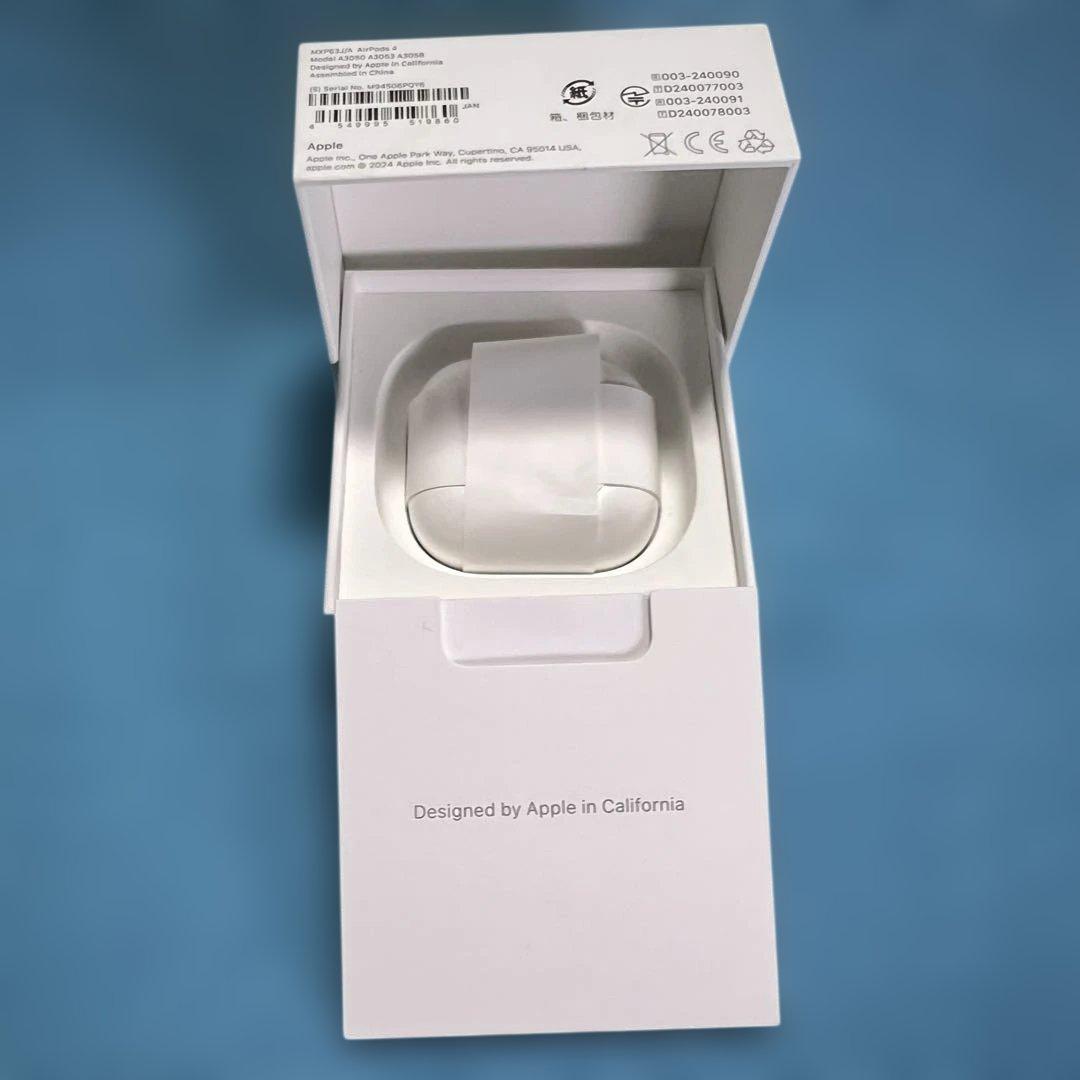 Apple AirPods4 ワイヤレスイヤホン ノイキャン無し エアポッズ4