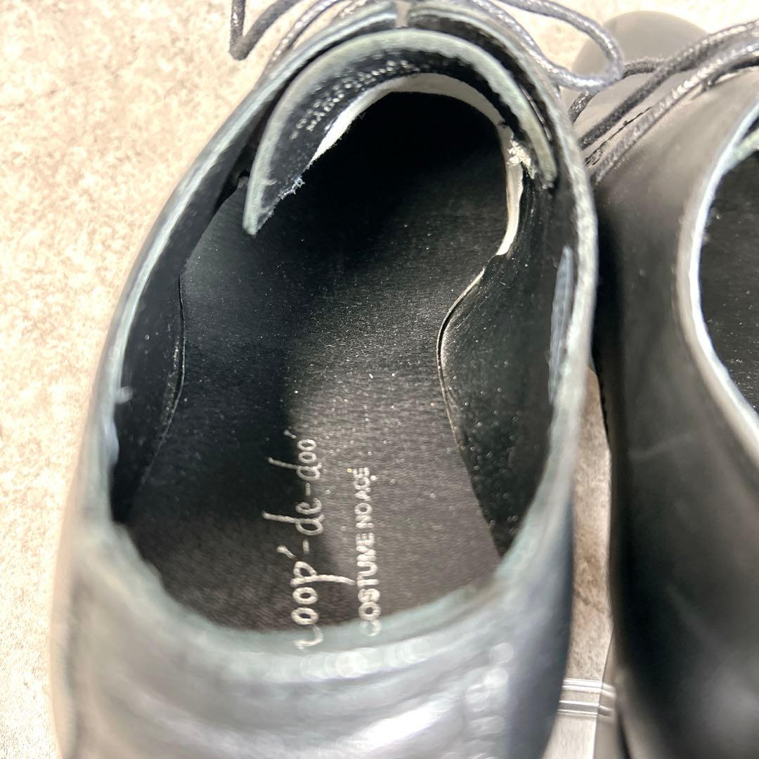 ほぼ新品【フープディドゥ】ドレスシューズ/革靴/プレーントゥ/ビジネスシューズ◎