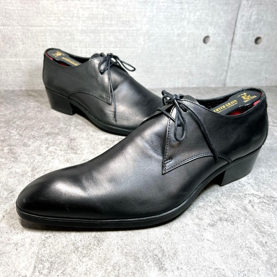 ほぼ新品【フープディドゥ】ドレスシューズ/革靴/プレーントゥ/ビジネスシューズ◎