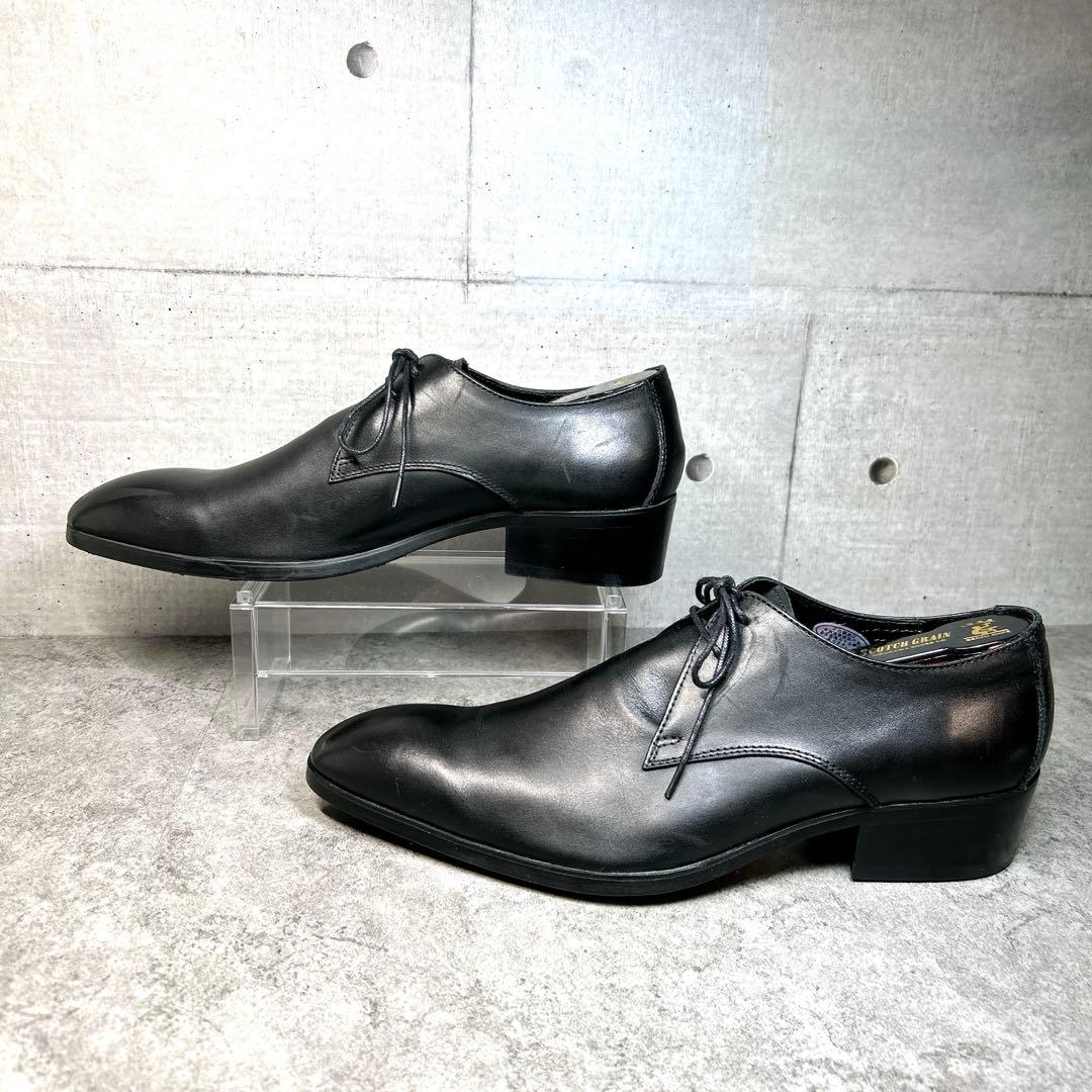 ほぼ新品【フープディドゥ】ドレスシューズ/革靴/プレーントゥ/ビジネスシューズ◎