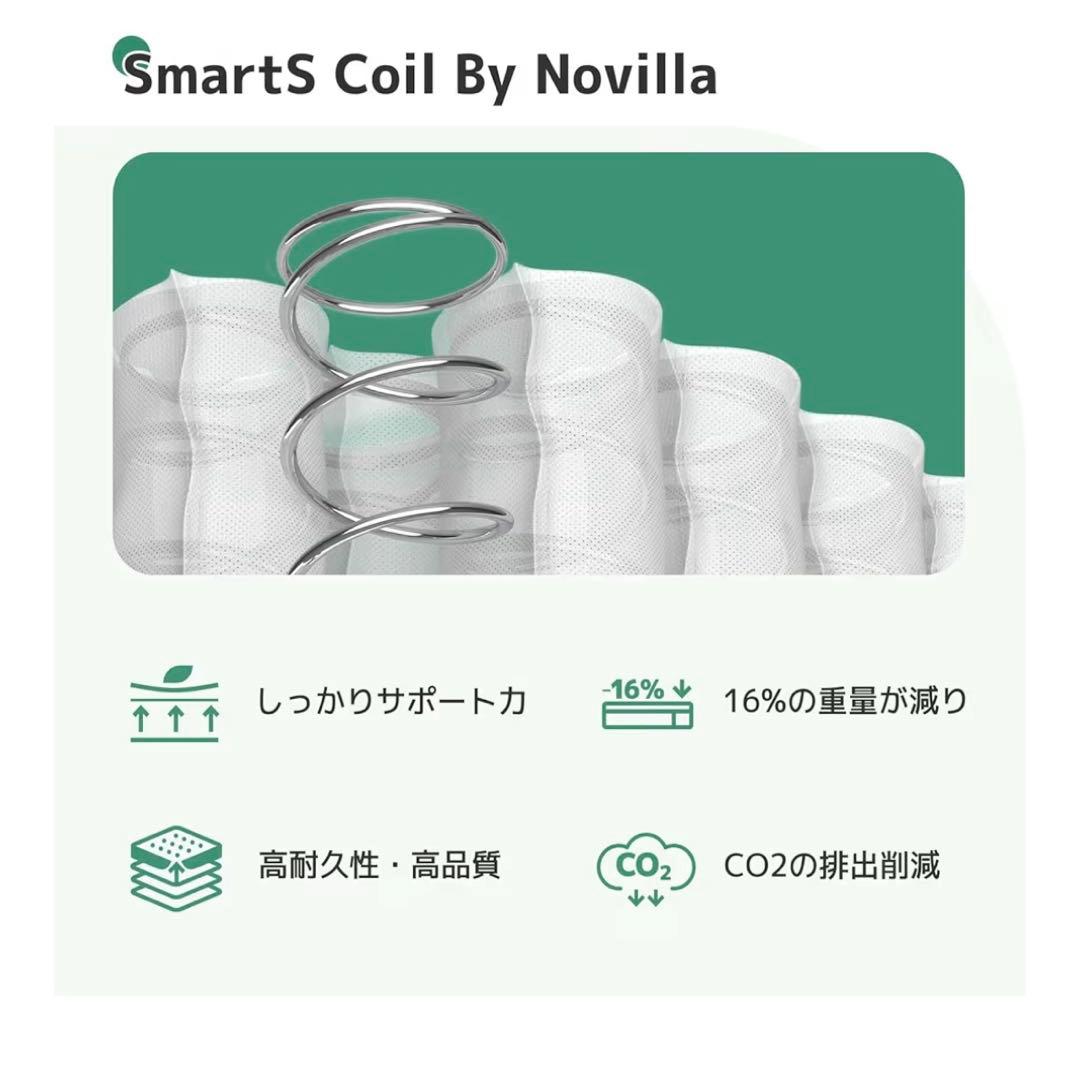 新品⭐️マットレス シングル 硬め 極厚20cm コイルマットレス 硬さ180N