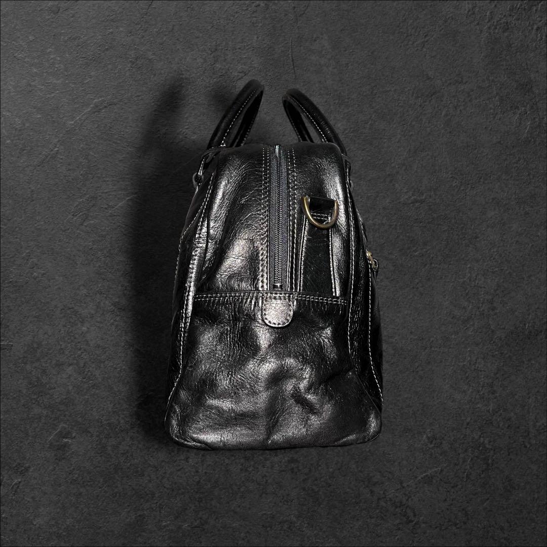 PORTER ポーター 黒 本革 ボストンバッグ CUOIO DI PORTER