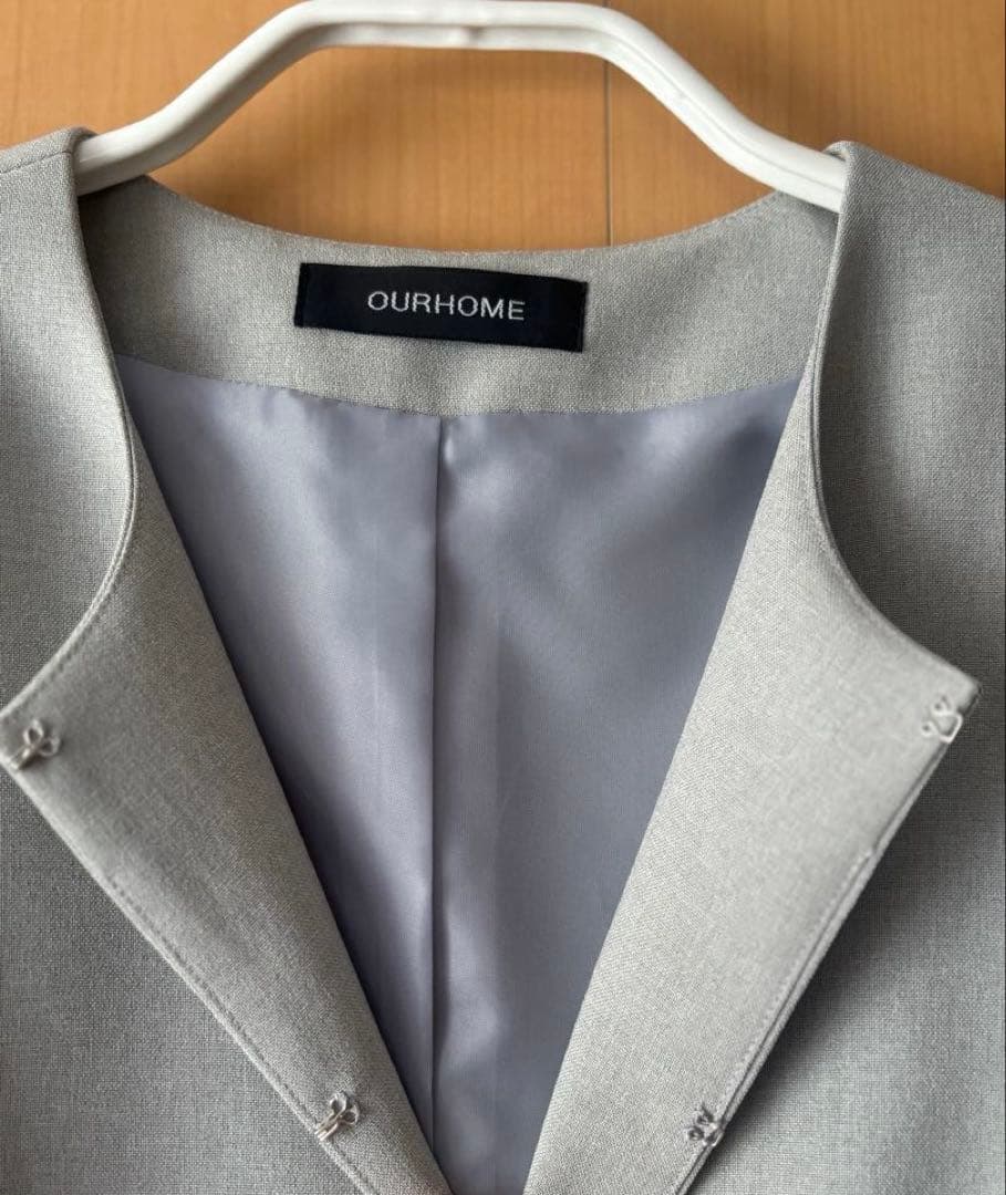 OUR 2wayペプラムベスト