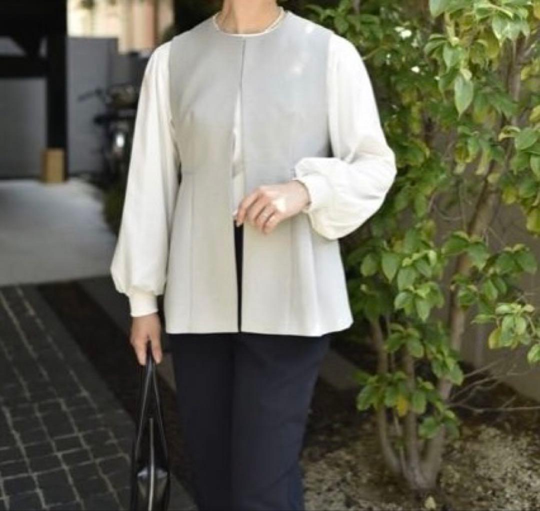 OUR 2wayペプラムベスト