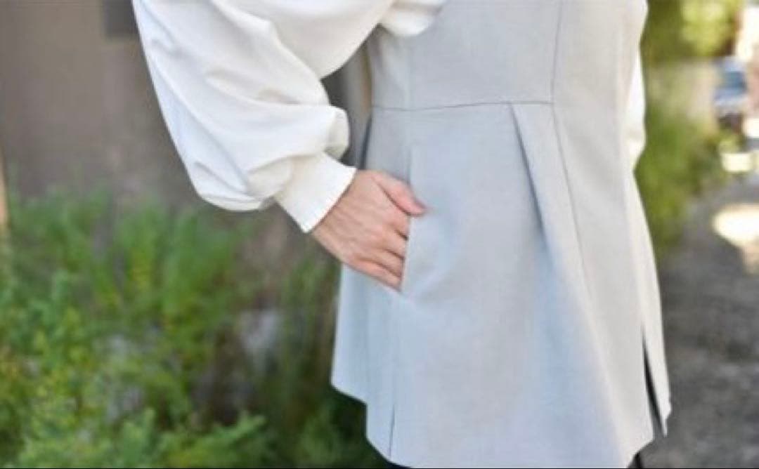 OUR 2wayペプラムベスト