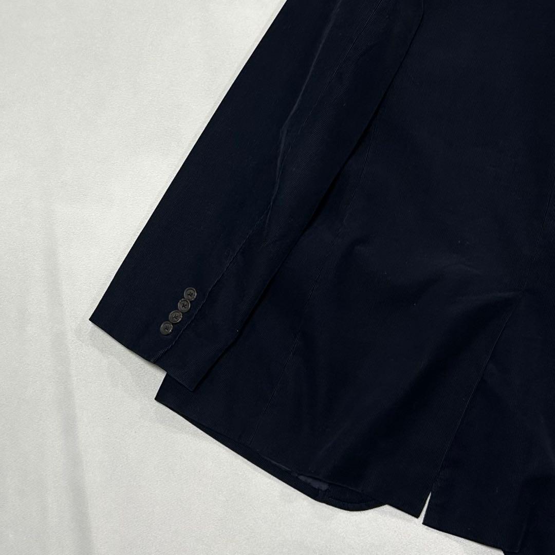 00s Ralph Lauren ベロア テーラードジャケット ドレープ 光沢