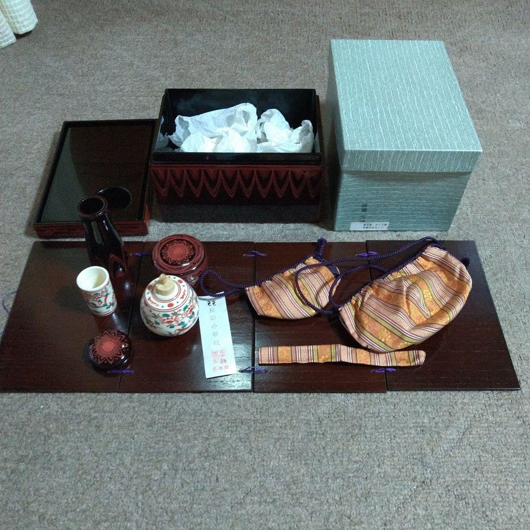 きんま塗　茶箱　裏千家