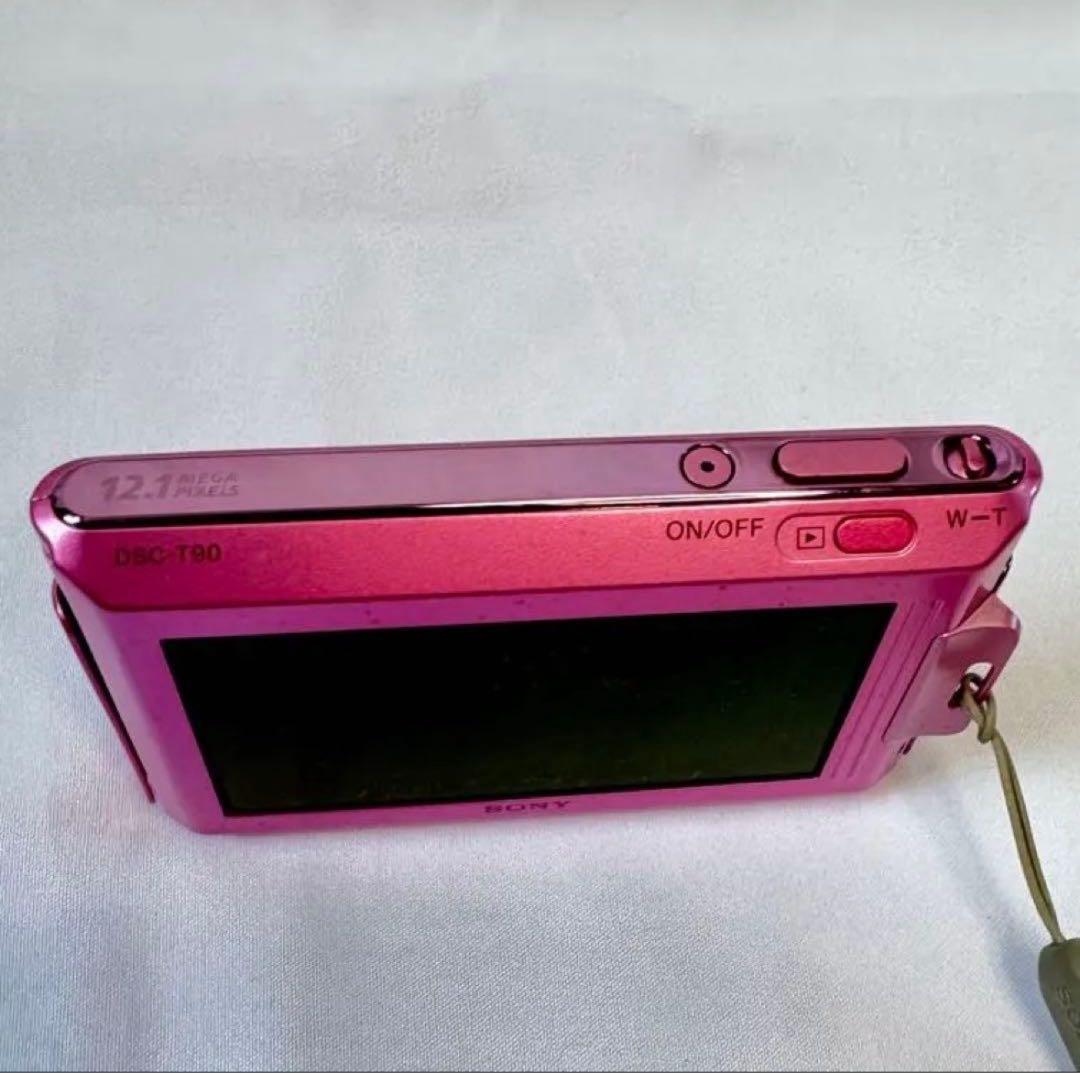 【動作確認⭕️】SONY Cyber-shot DSC-T90 デジカメ ピンク