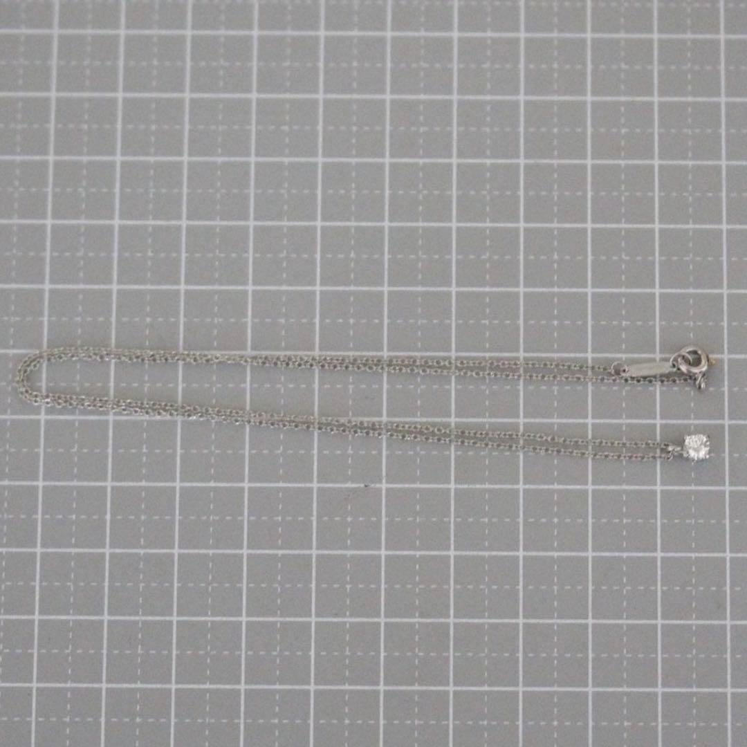 Tiffany ダイヤ0.18ct ソリテール ネックレス 41cm 950