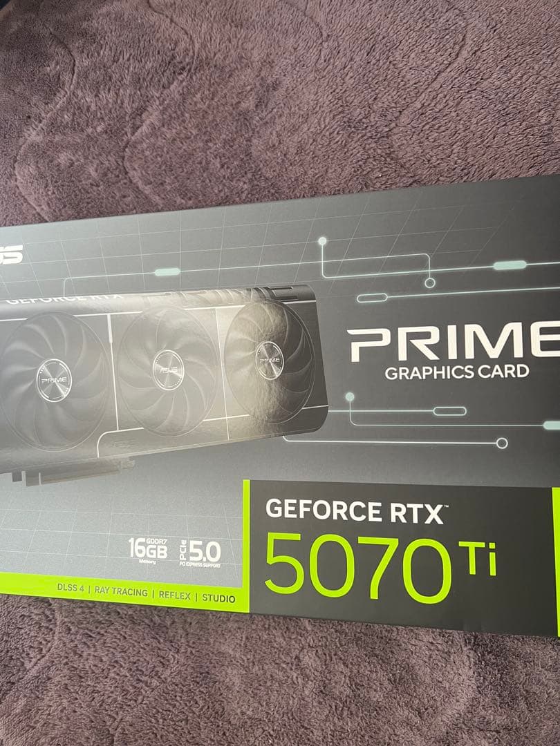 グラフィックボード・グラボ・ビデオカード ASUS GeForce RTX 5070 Ti 16GB PRIME