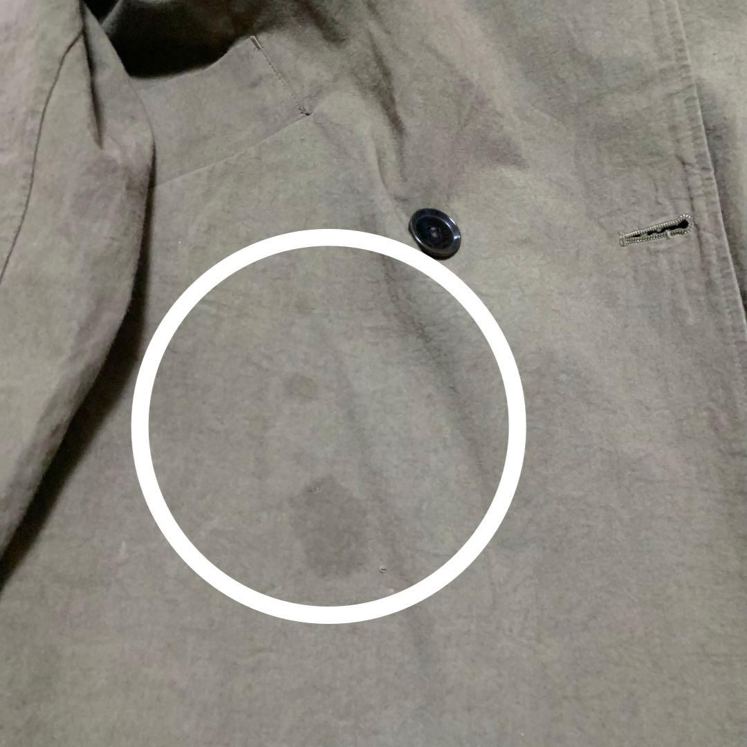 【訳アリ値下げ】HAU coat canvas カーキ　コート　キャンバス　ハウ