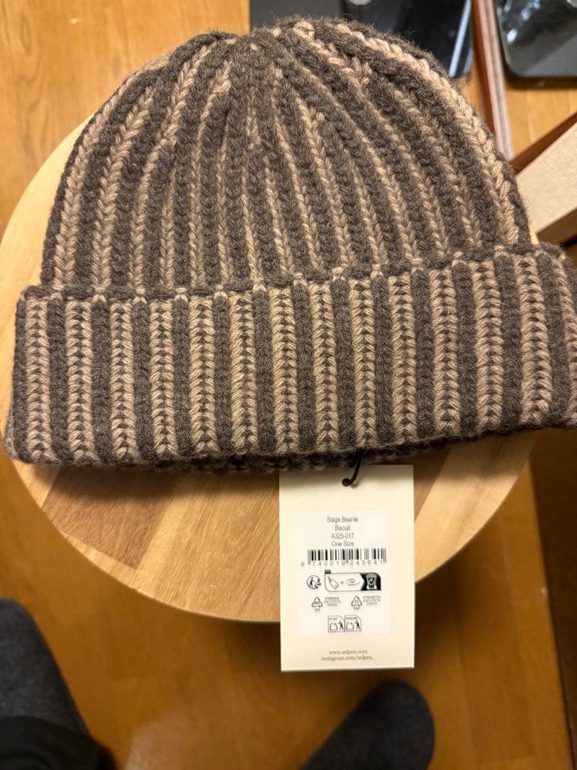 【mfpen】Stage Beanie - Biscuit