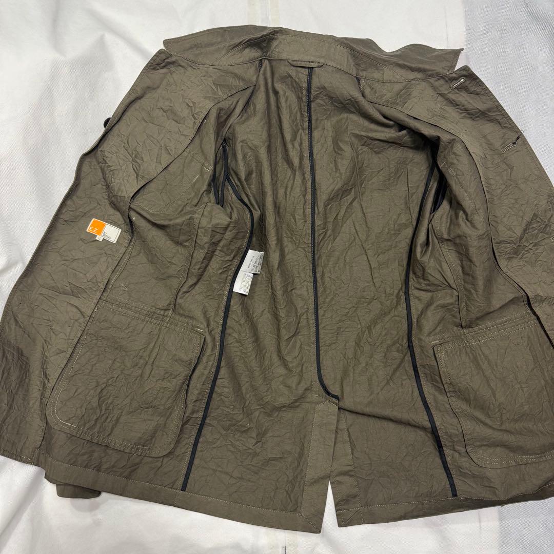 ゼニア 新品 LL サファリジャケット EZ BY ZEGNA リネン混 M65