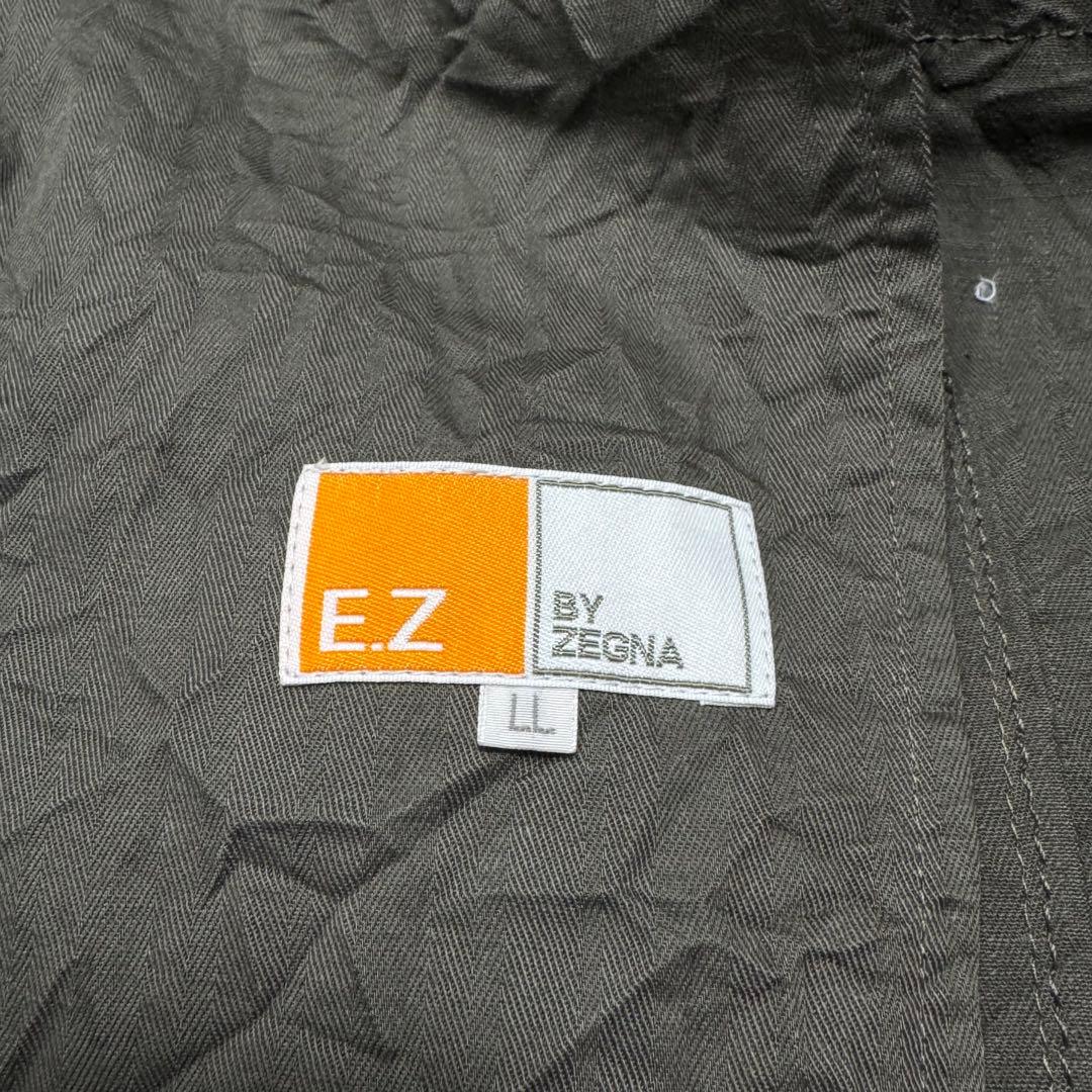ゼニア 新品 LL サファリジャケット EZ BY ZEGNA リネン混 M65