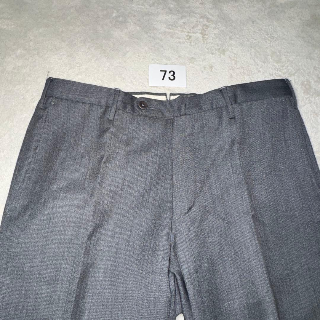 73 春秋　インコテックス　スラックス　グレー　48 ウール