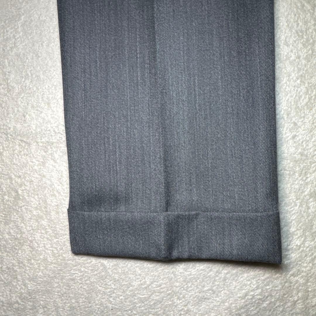 73 春秋　インコテックス　スラックス　グレー　48 ウール