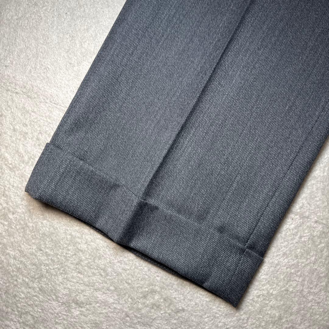 73 春秋　インコテックス　スラックス　グレー　48 ウール